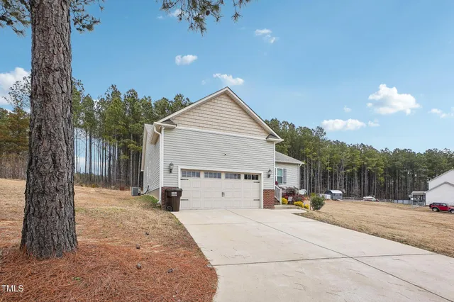 a view of a house with a patio