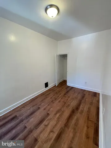 wooden floor in a room