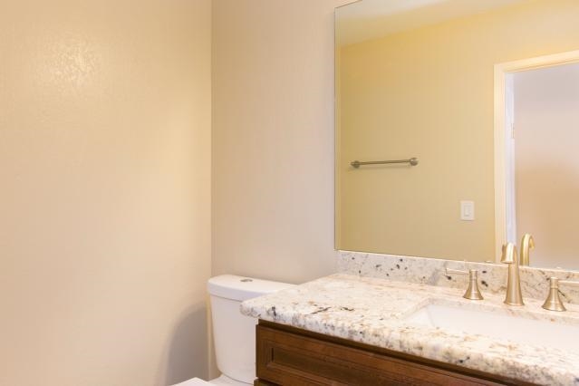 2480 Windmill View Road El Cajon, CA 92020 - Photo 11 of 22 Downstairs half bath - new cabinet and counter top