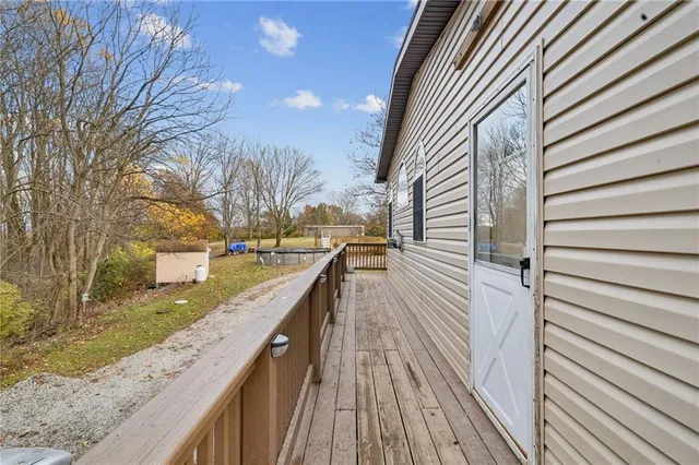 a view of balcony and deck