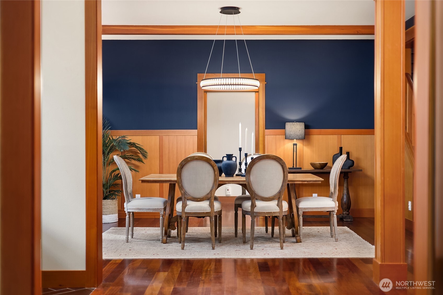 6477 Haley Loop Road Northeast Bainbridge Island, WA 98110 - Photo 15 of 40 a view of dining table and chairs
