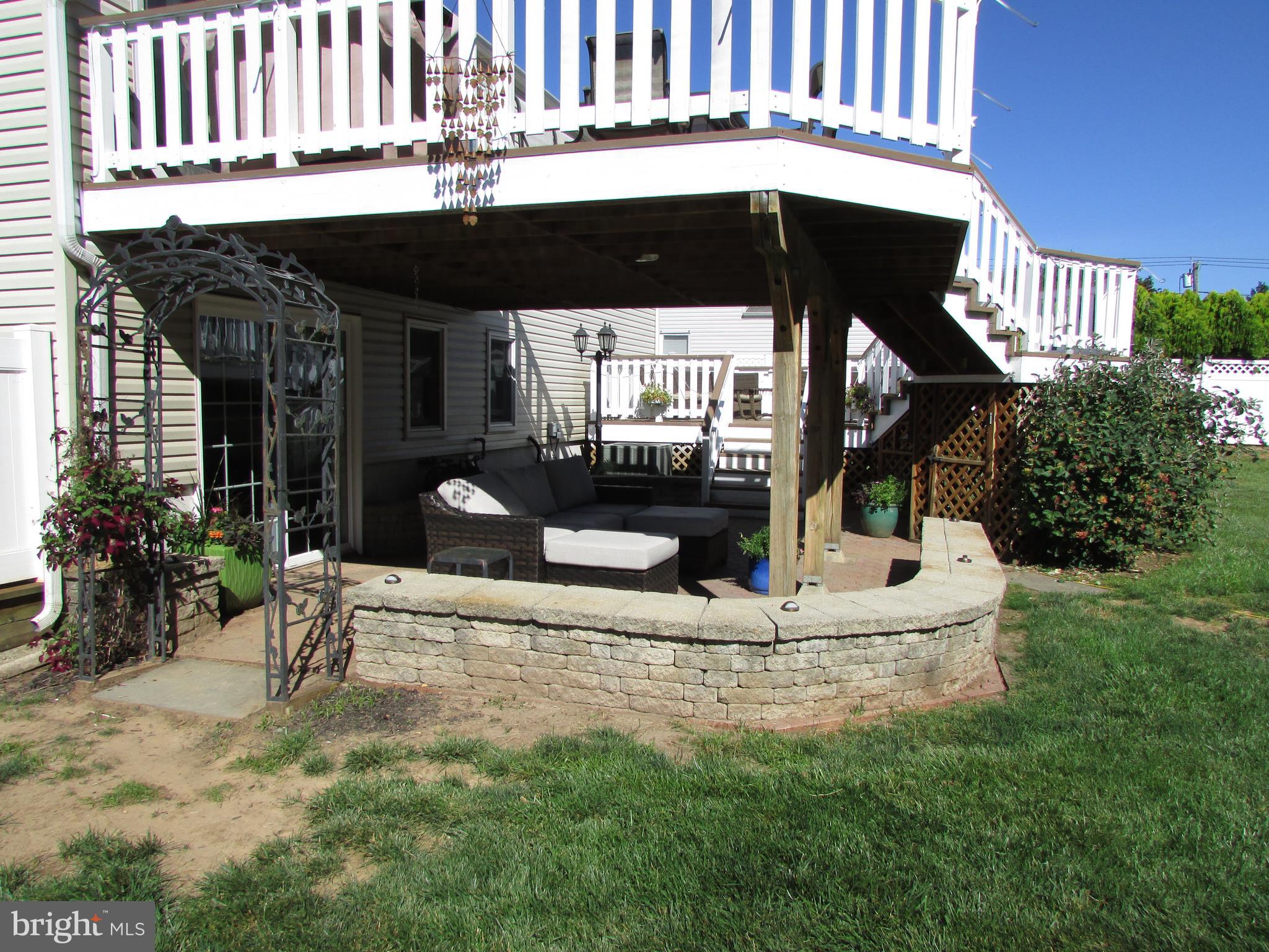 73 Elmont Road Hamilton, NJ 08610 - Photo 30 of 44 Outdoor patio under deck