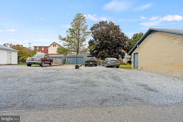 a view of the street