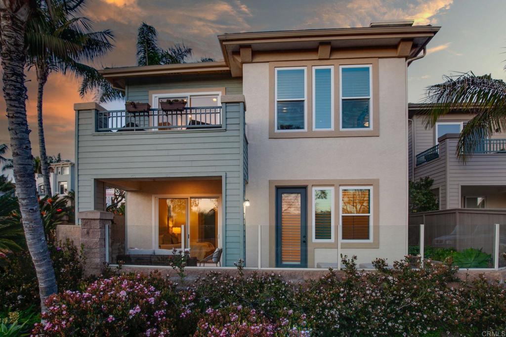 2738 MacKinnon Ranch Road Cardiff-by-the-Sea, CA 92007 - Photo 49 of 58 a view of a house with a flower garden