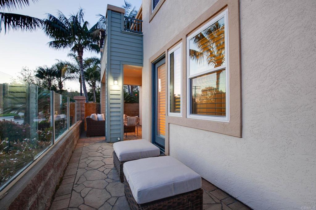 2738 MacKinnon Ranch Road Cardiff-by-the-Sea, CA 92007 - Photo 51 of 58 a backyard of a house with seating space