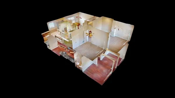 a view of living room with furniture