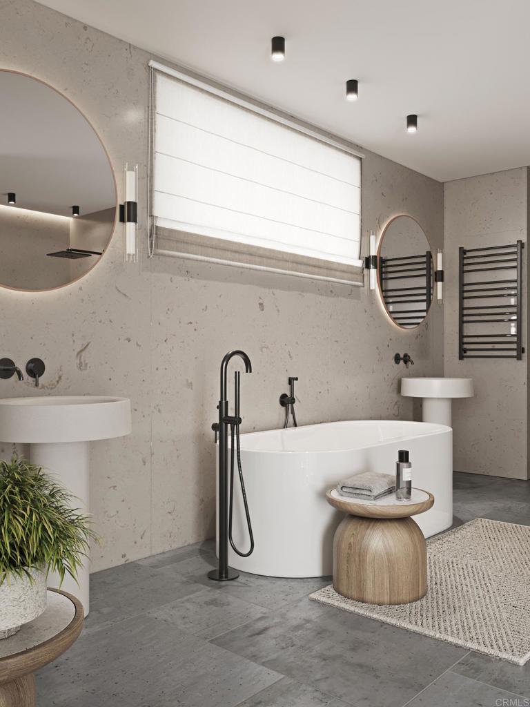 3405 Pacific View Way Oceanside, CA 92056 - Photo 9 of 11 a bathroom with a sink and a mirror