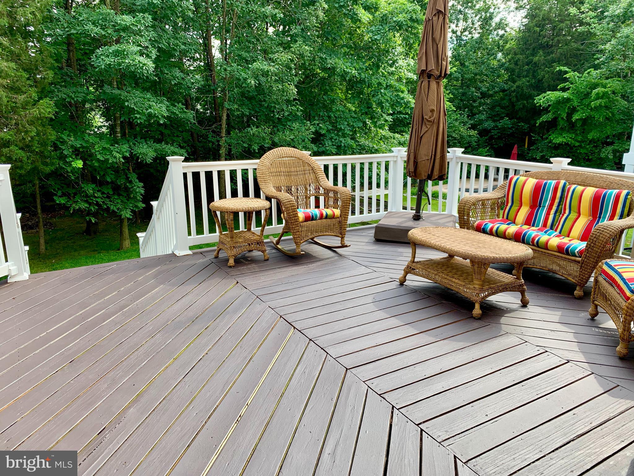 9054 Roaring Spring Loop Bristow, VA 20136 - Photo 4 of 4 a view of a patio with wooden floor and outdoor seating