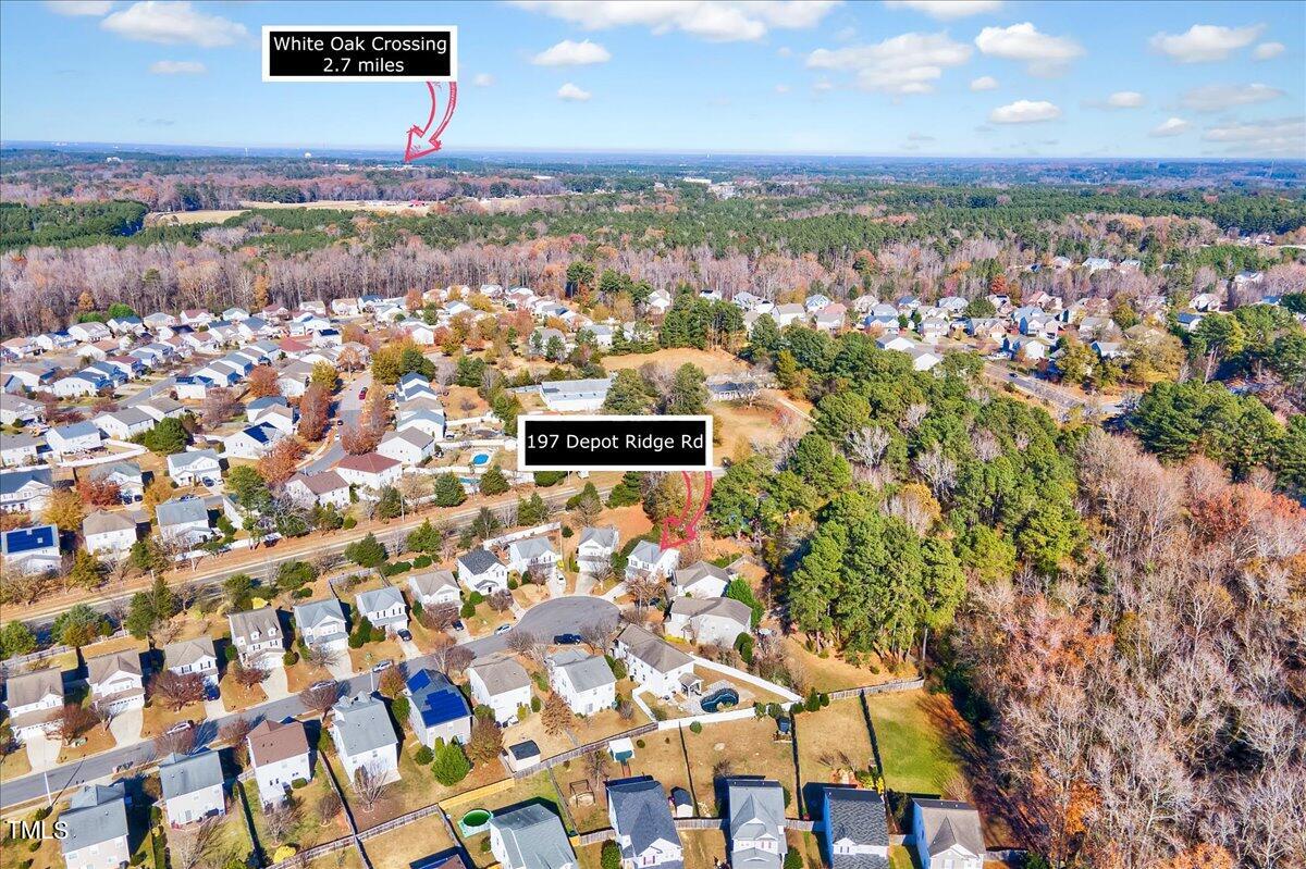 197 Depot Ridge Road Garner, NC 27529 - Photo 25 of 28 Aerial View