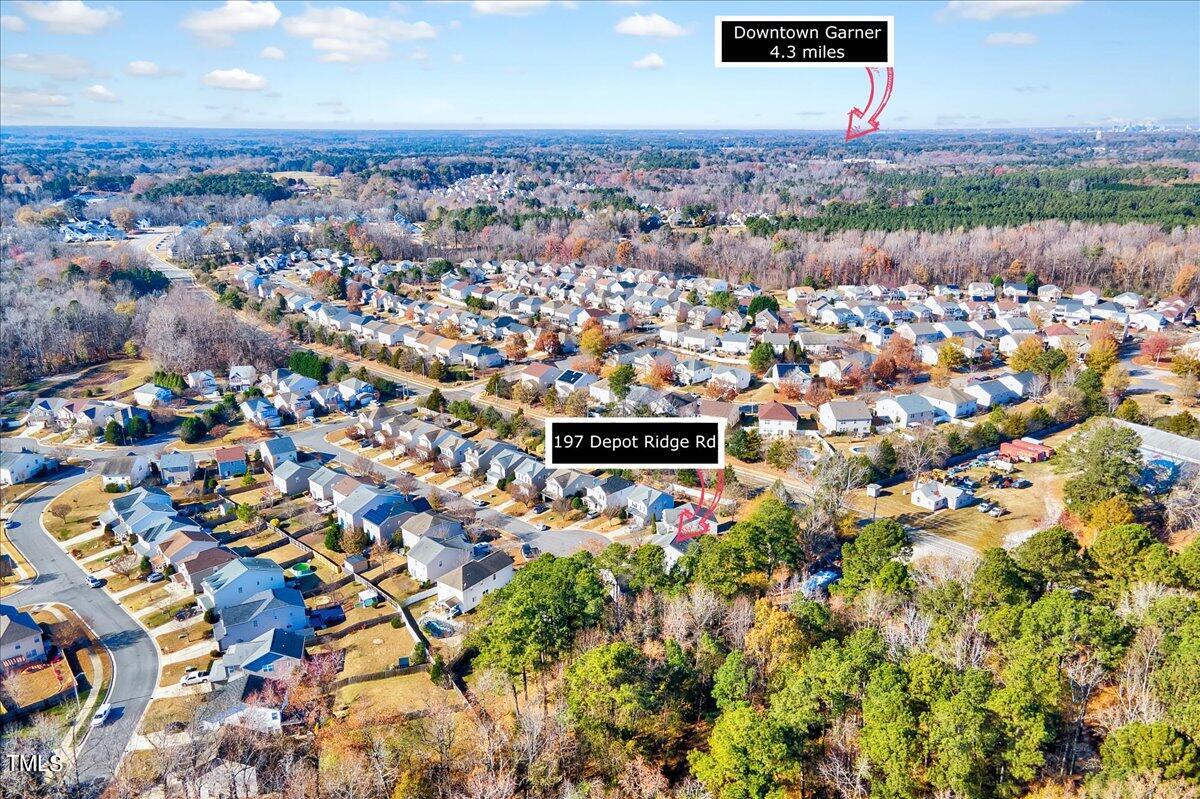 197 Depot Ridge Road Garner, NC 27529 - Photo 27 of 28 Aerial View