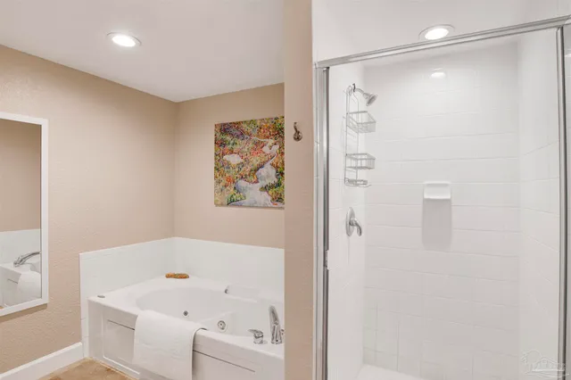 a view of a lake with a boat