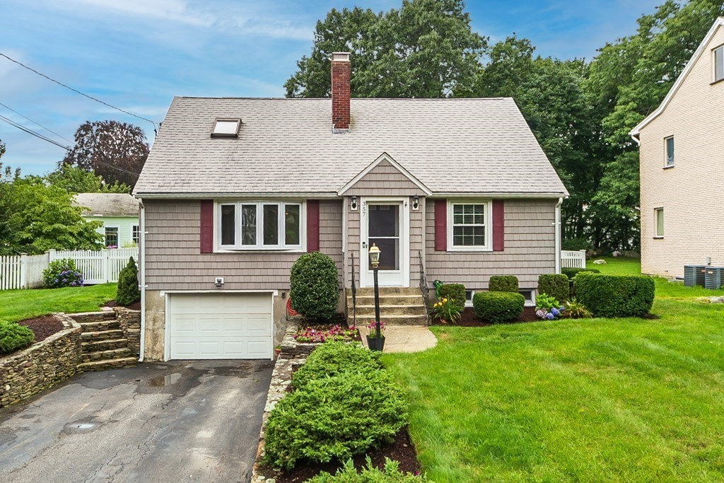 357 Webster Street Needham, MA 02494 - Photo 3 of 30 front view of a house with a yard