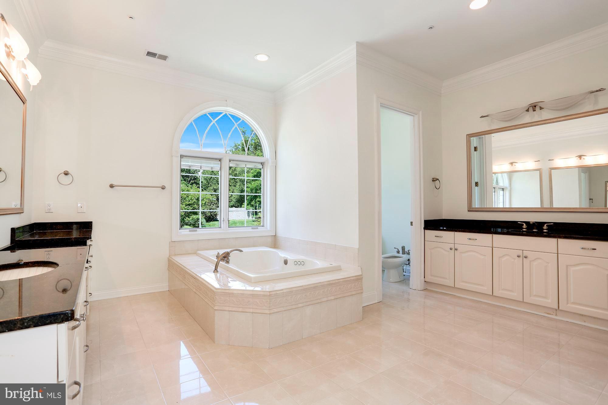 8705 Falls Road Potomac, MD 20854 - Photo 27 of 67 Spa-like master bath with two vanities
