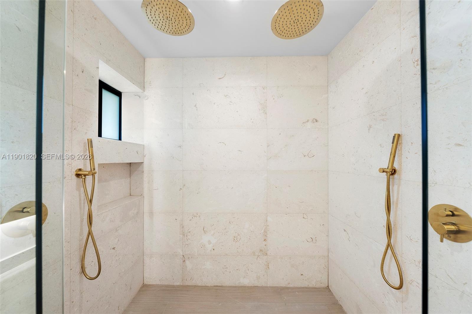 10945 Southwest 75th Court Pinecrest, FL 33156 - Photo 64 of 81 Primary Bathroom with double shower