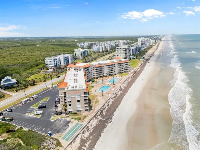 a view of a city and an ocean view