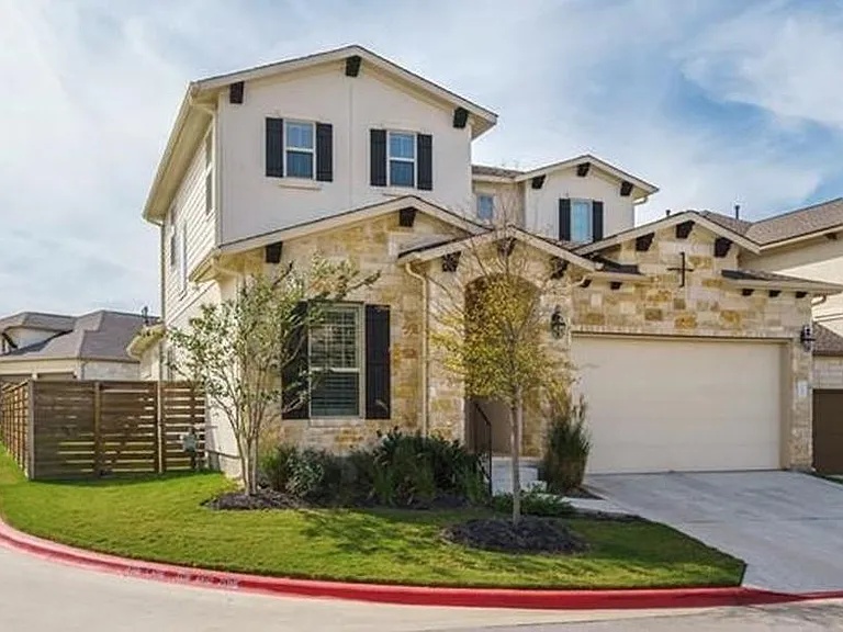 Situated in a gated community, this exceptional corner-lot home backing to a greenbelt offers privacy, space, and a prime Northwest Austin location