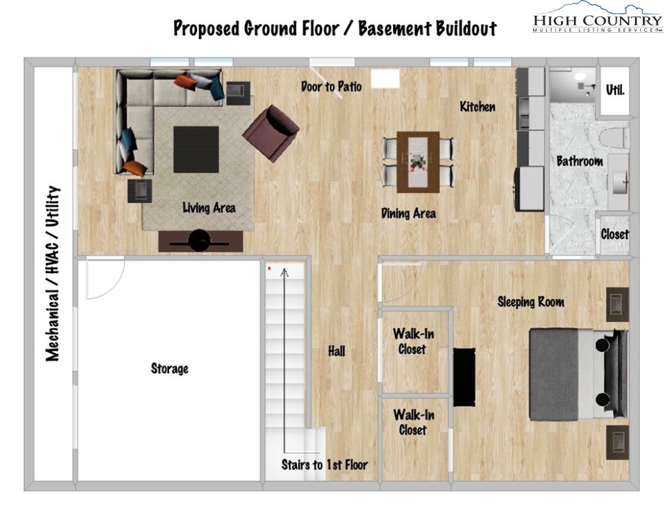 366 Russelton Road Boone, NC 28607 - Photo 26 of 29 a picture of a floor plan
