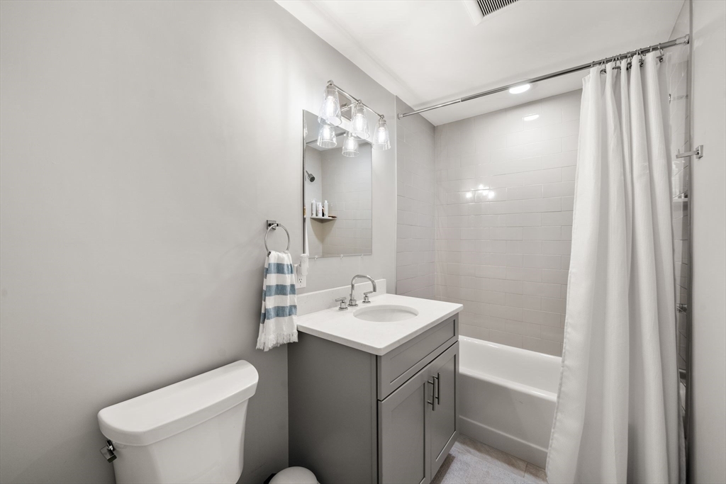 1789 Centre Street, Unit 401 Boston, MA 02132 - Photo 19 of 30 a bathroom with a sink toilet and shower