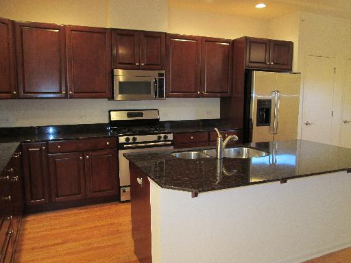 1956 Brentwood Road Northbrook, IL 60062 - Photo 8 of 16 a kitchen with stainless steel appliances granite countertop a stove a sink and a microwave