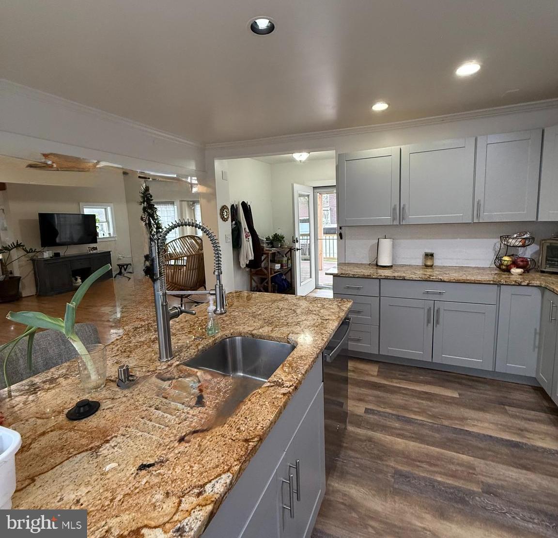 111 Branch Street Berlin, MD 21811 - Photo 6 of 14 Kitchen View with Island Seating