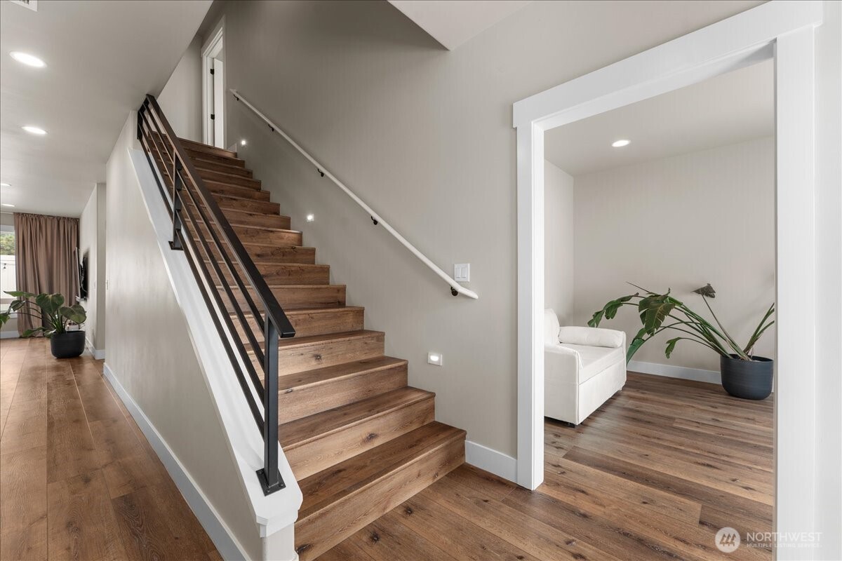 214 Solomon Loop Northwest East Wenatchee, WA 98802 - Photo 3 of 38 a view of entryway and hall with wooden floor