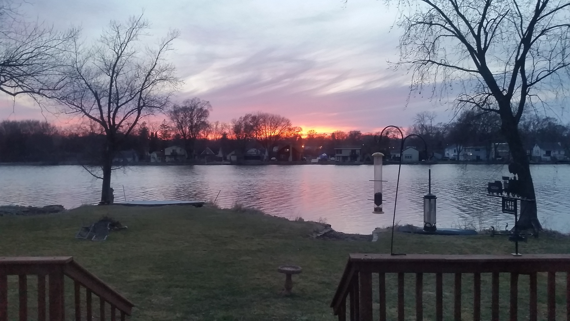 684 Robertson Road South Elgin, IL 60177 - Photo 17 of 18 a view of a lake from a yard