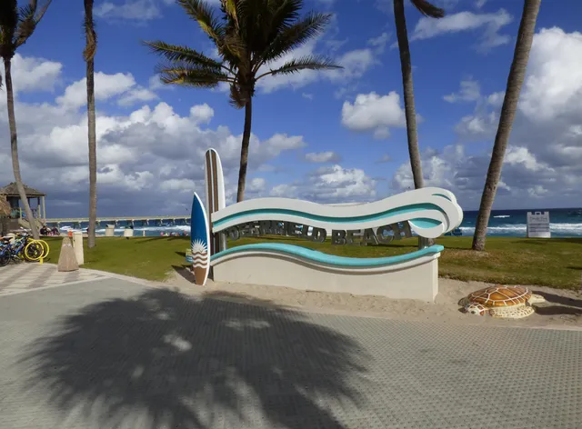 a view of a building and a street