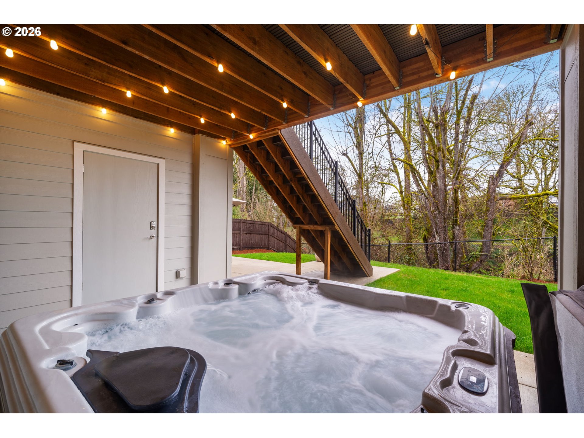 4024 South Winery Way Ridgefield, WA 98642 - Photo 42 of 48 a view of a backyard with table and chairs