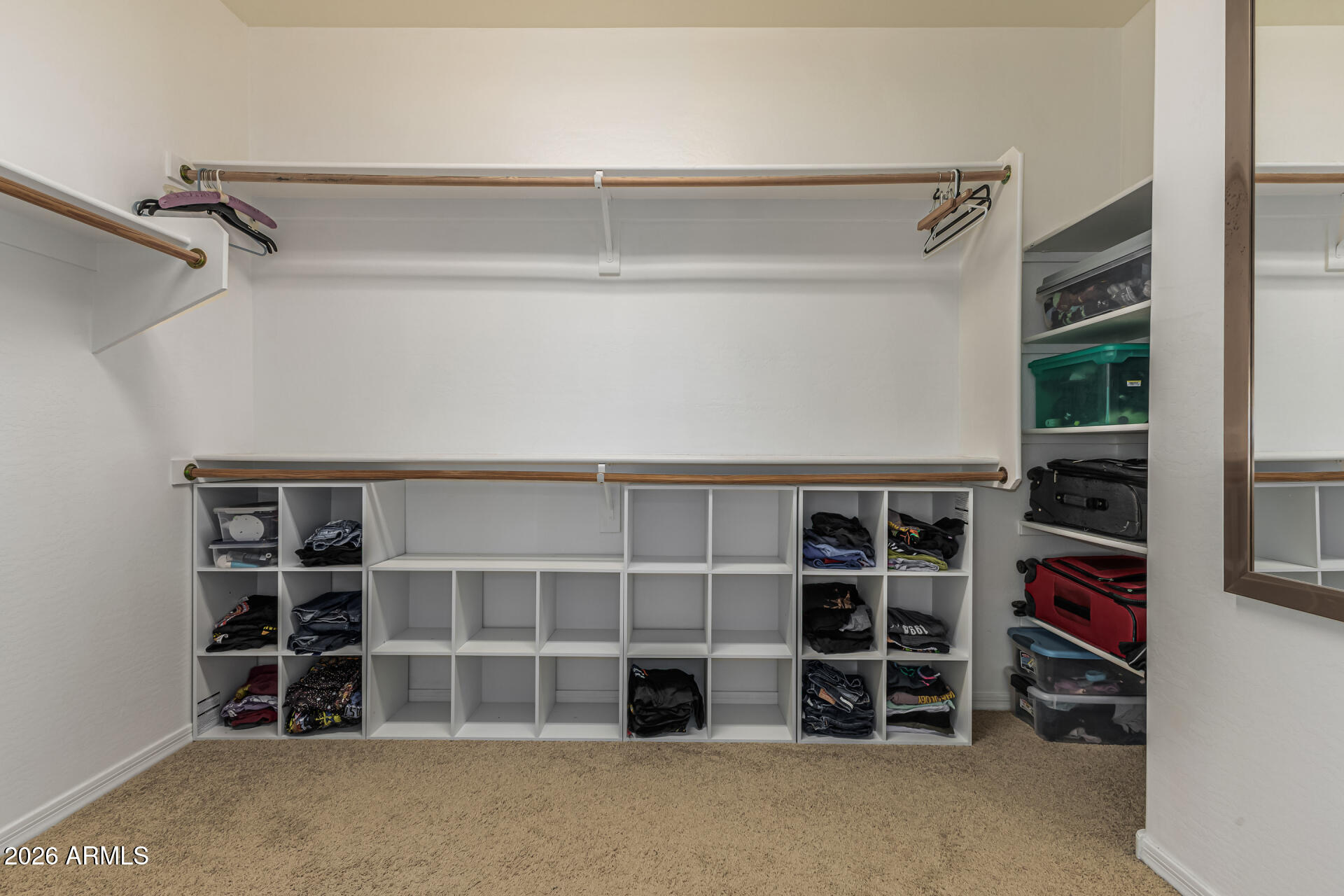 5513 West Rowel Road Phoenix, AZ 85083 - Photo 25 of 55 a view of an empty walk in closet
