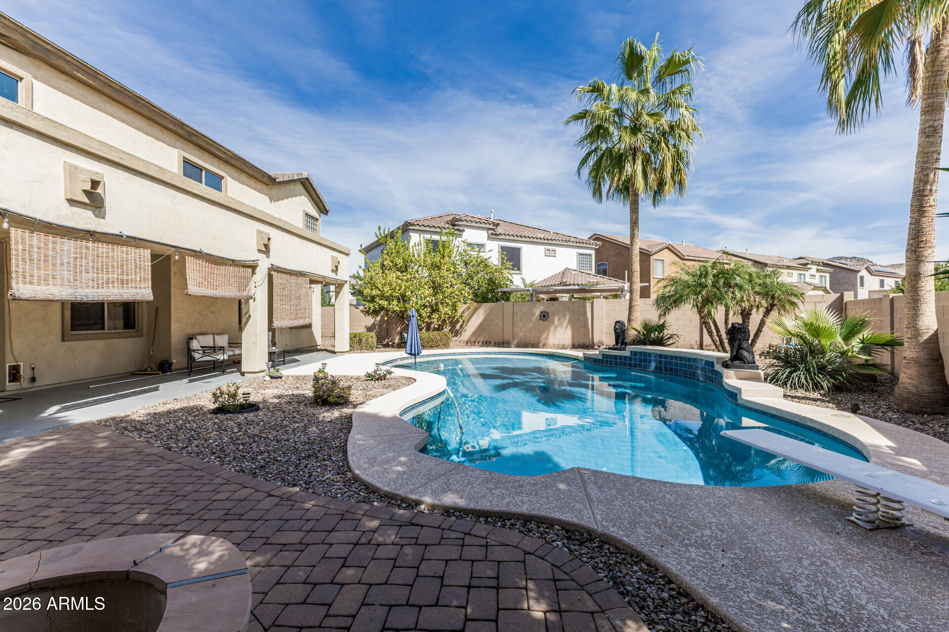 5513 West Rowel Road Phoenix, AZ 85083 - Photo 40 of 55 a view of a backyard with a patio