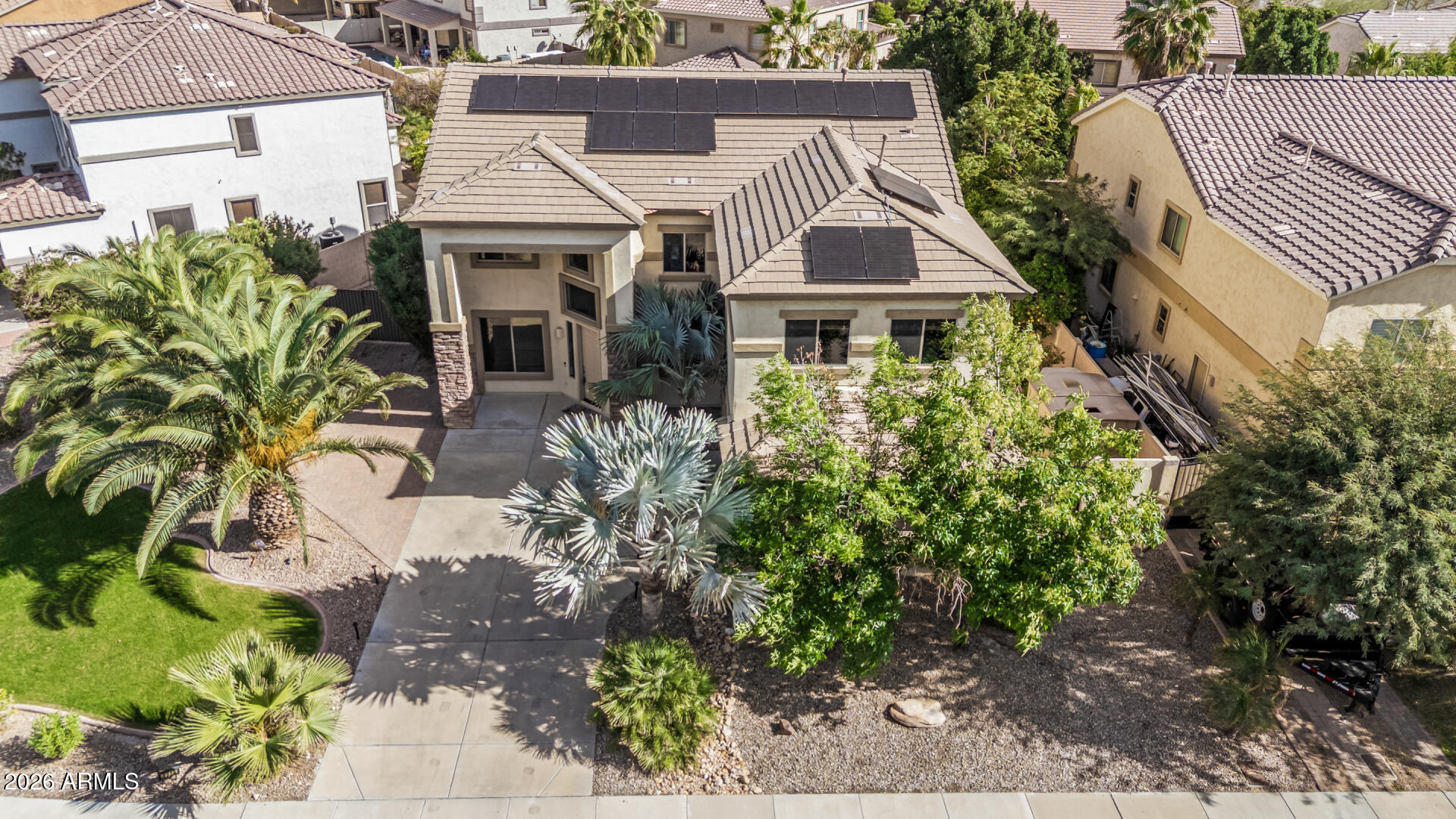 5513 West Rowel Road Phoenix, AZ 85083 - Photo 45 of 55 a front view of a house with a yard