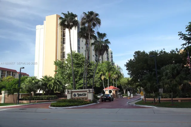 a view of a city street from a building