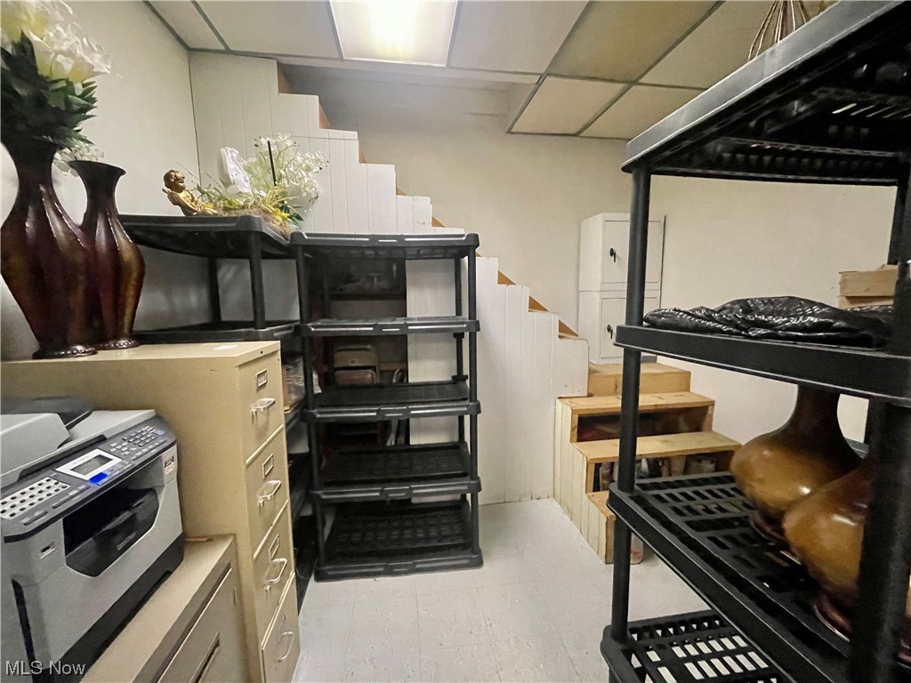 134 May Road Follansbee, WV 26037 - Photo 12 of 25 Storage room with steps to attic