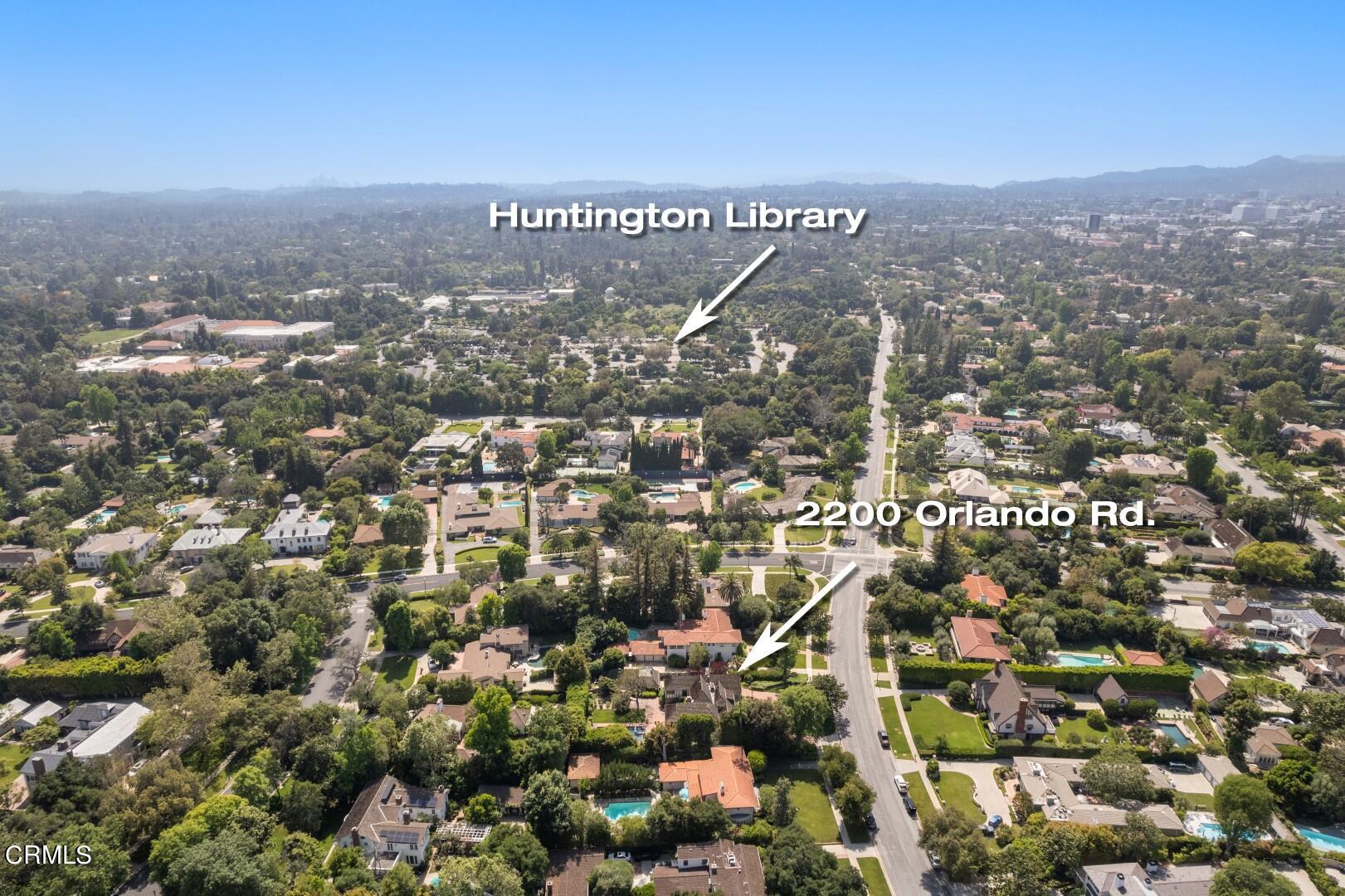 2200 Orlando Road San Marino, CA 91108 - Photo 3 of 3 an aerial view of multiple house