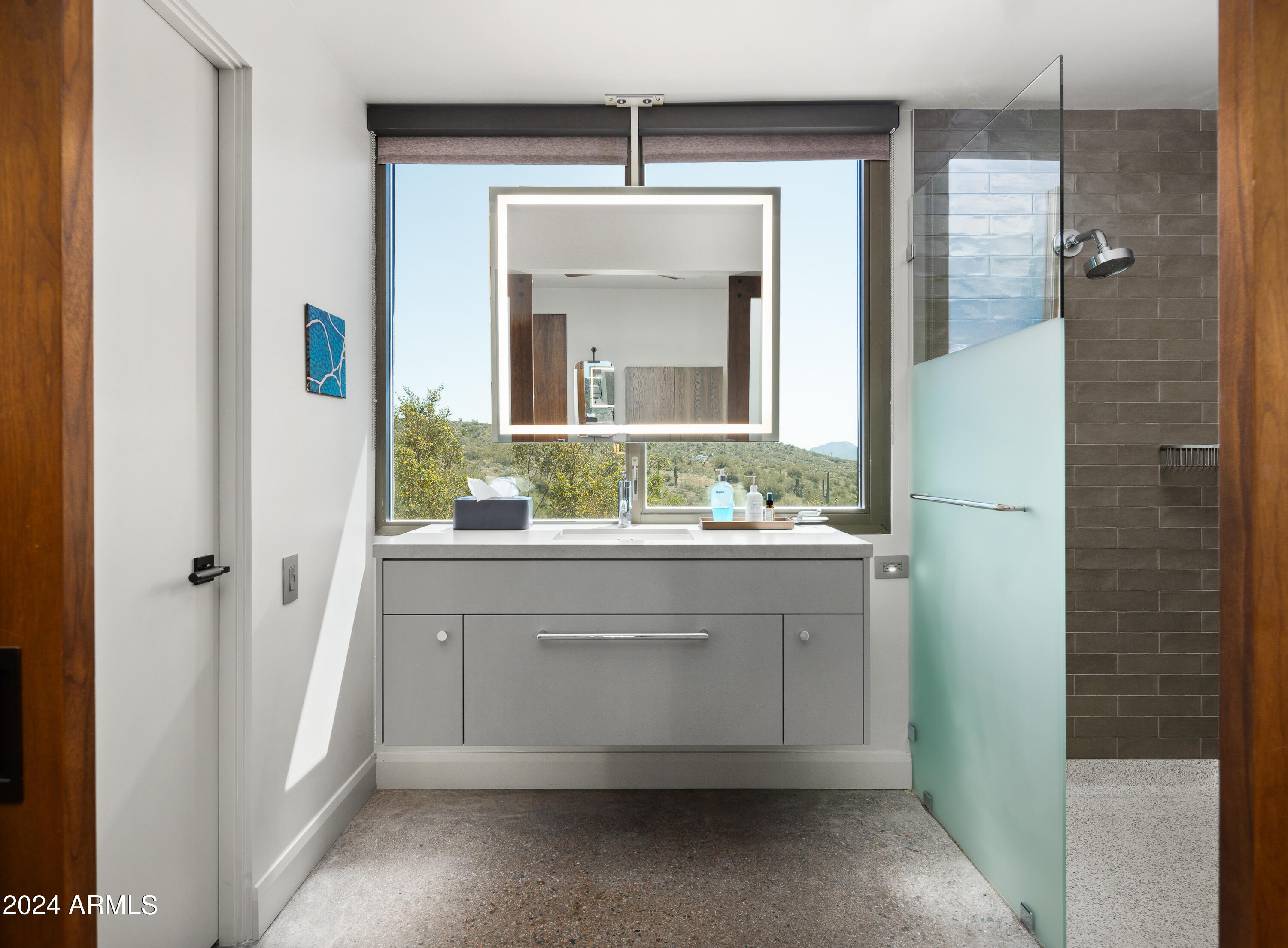 15212 North Sandy Blf Road Fort McDowell, AZ 85264 - Photo 27 of 66 a bathroom with a sink and a mirror
