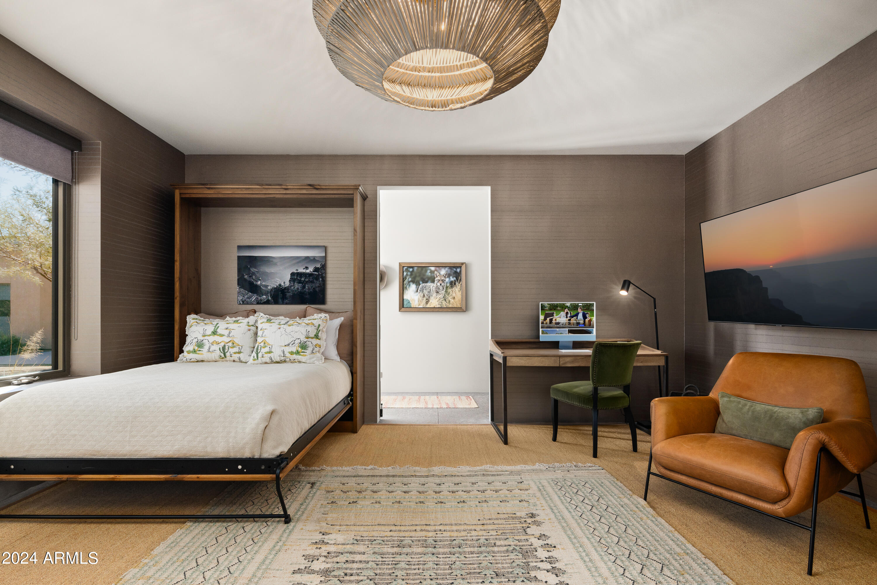 15212 North Sandy Blf Road Fort McDowell, AZ 85264 - Photo 39 of 66 a bedroom with a bed and a couch