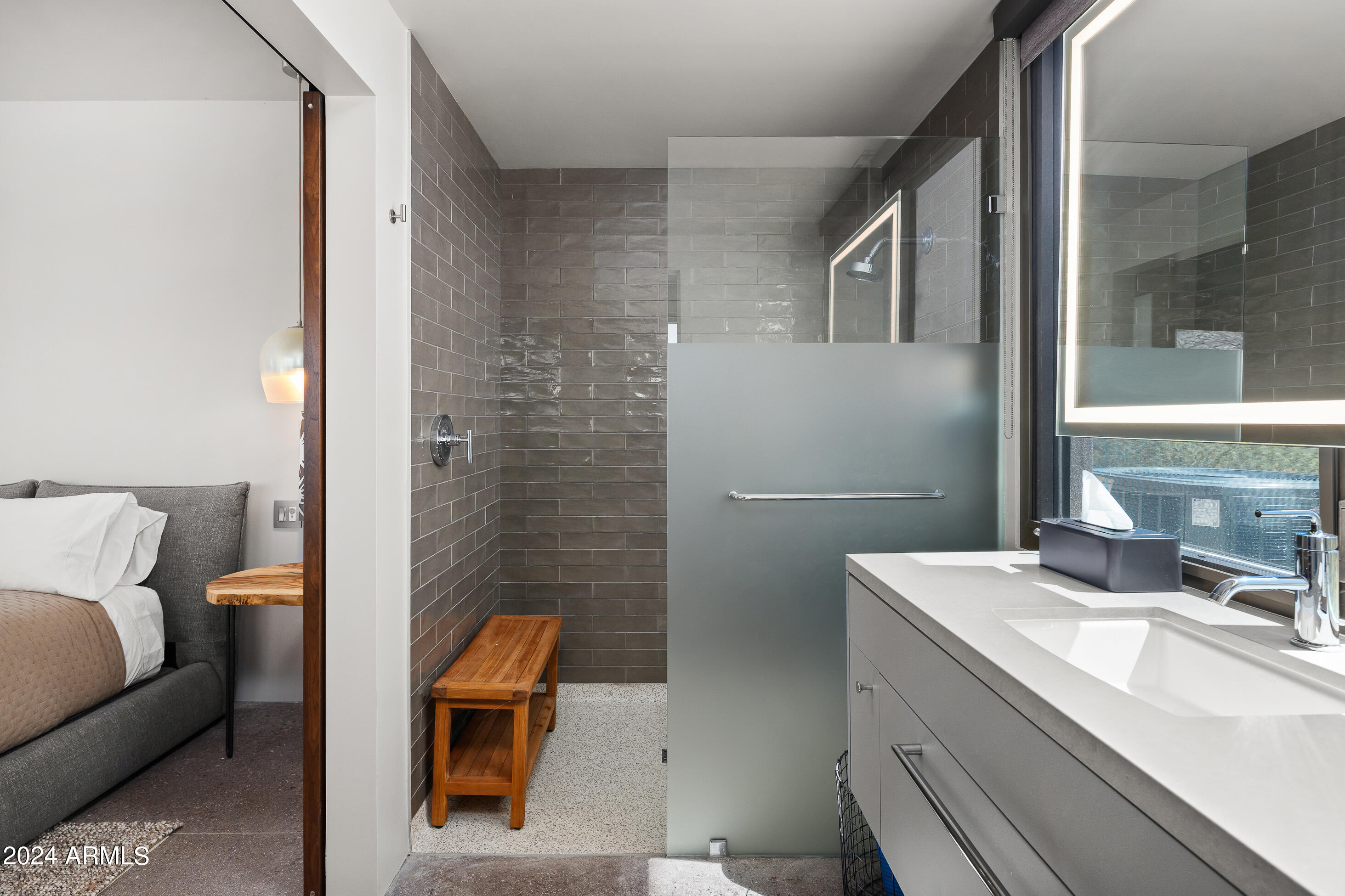 15212 North Sandy Blf Road Fort McDowell, AZ 85264 - Photo 47 of 66 a bathroom with a sink and a mirror