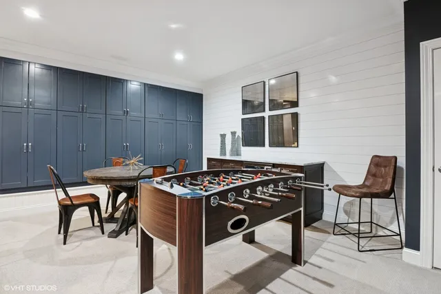 an aerial view of residential house with parking space