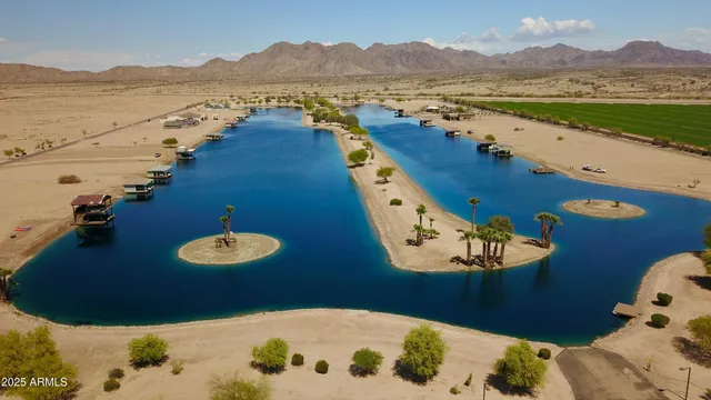 a car parked on the side of a lake