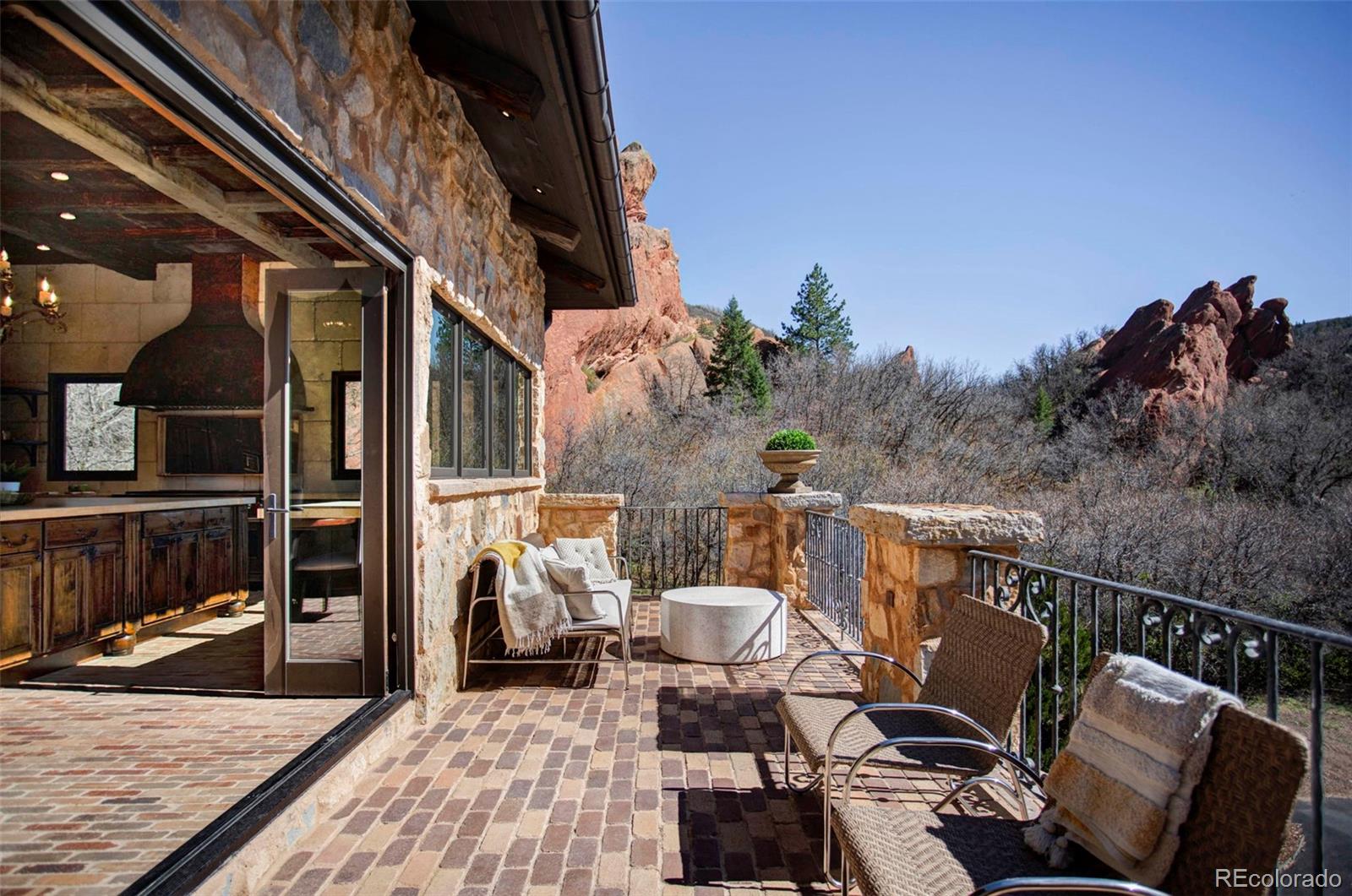 3755 North Rampart Range Road Littleton, CO 80125 - Photo 18 of 50 a view of balcony and patio
