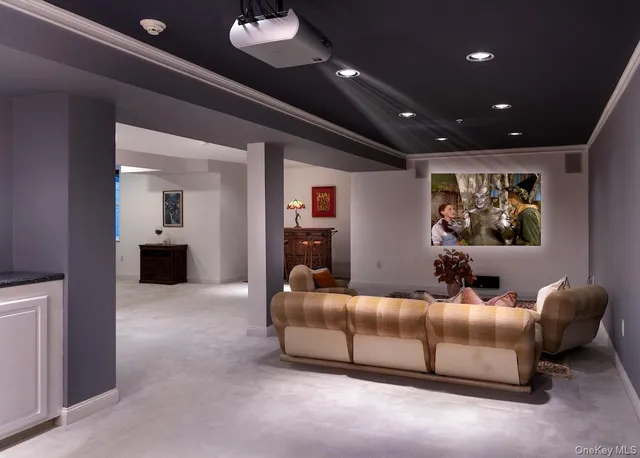 a view of a workspace with furniture