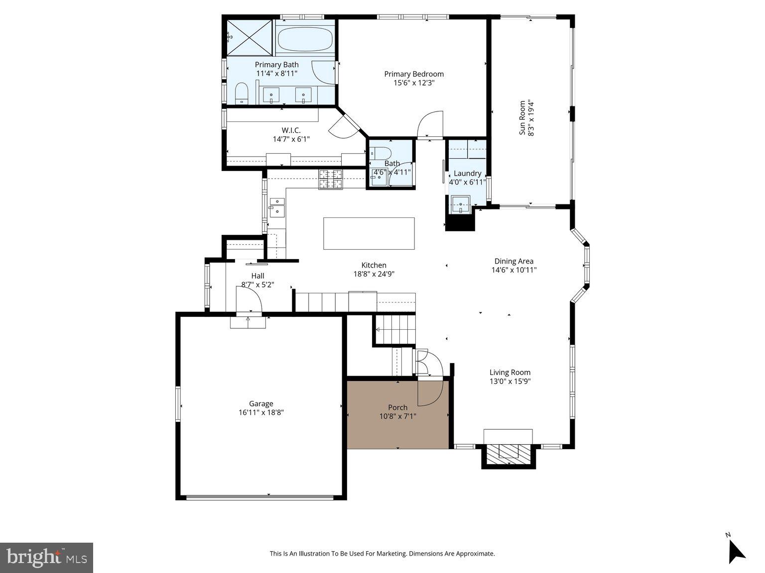 320 Loudoun Street Southwest Leesburg, VA 20175 - Photo 58 of 60 Floor Plan: Main Level