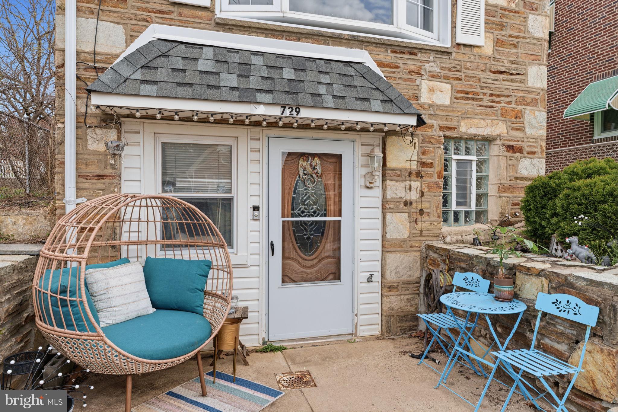 729 Chandler Street Philadelphia, PA 19111 - Photo 3 of 32 Front outdoor sitting area