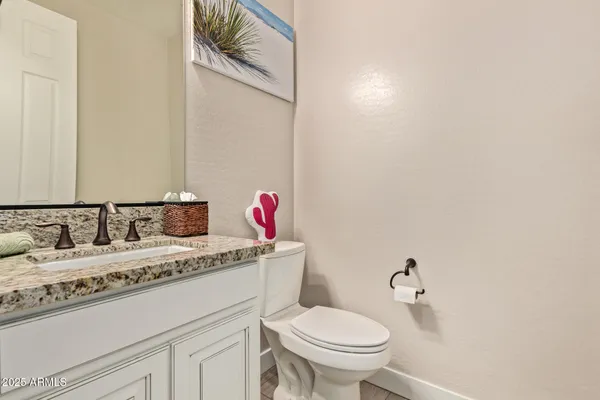 a view of a backyard with sitting area