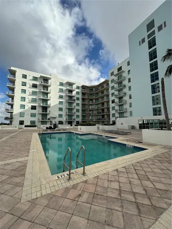 a view of swimming pool with outdoor space