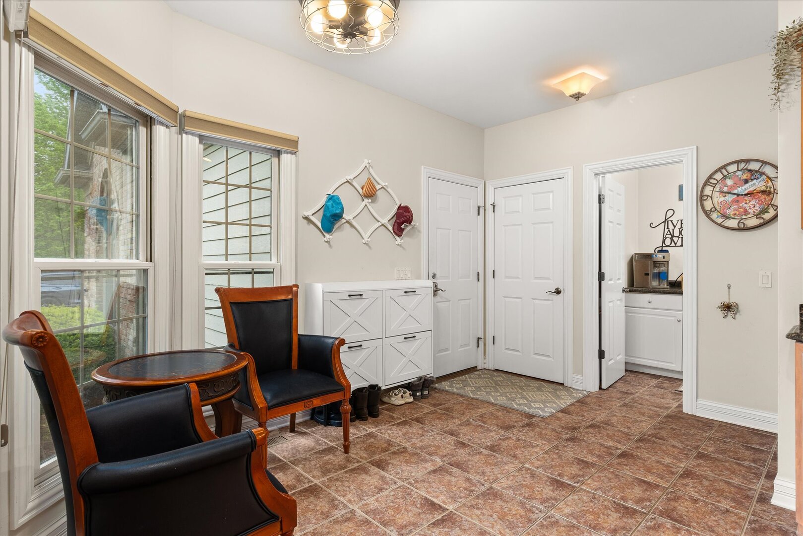 1330 Airport Road Morris, IL 60450 - Photo 13 of 53 a living room with furniture a window and a dining table