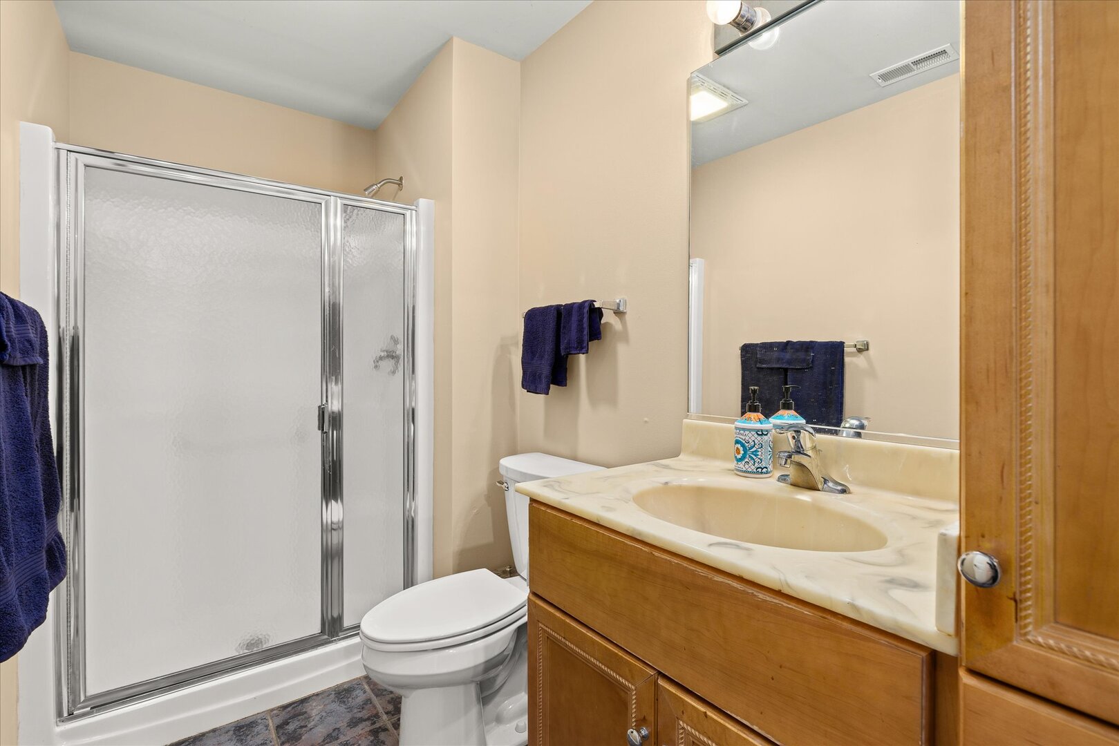 1330 Airport Road Morris, IL 60450 - Photo 36 of 53 a bathroom with a sink toilet and shower