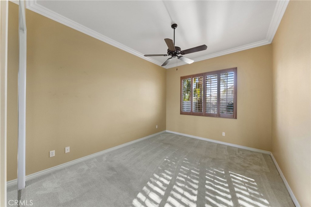 1669 Via Simpatico Hemet, CA 92545 - Photo 25 of 58 Bedroom #1 with mirrored wardrobe and plantation shutters