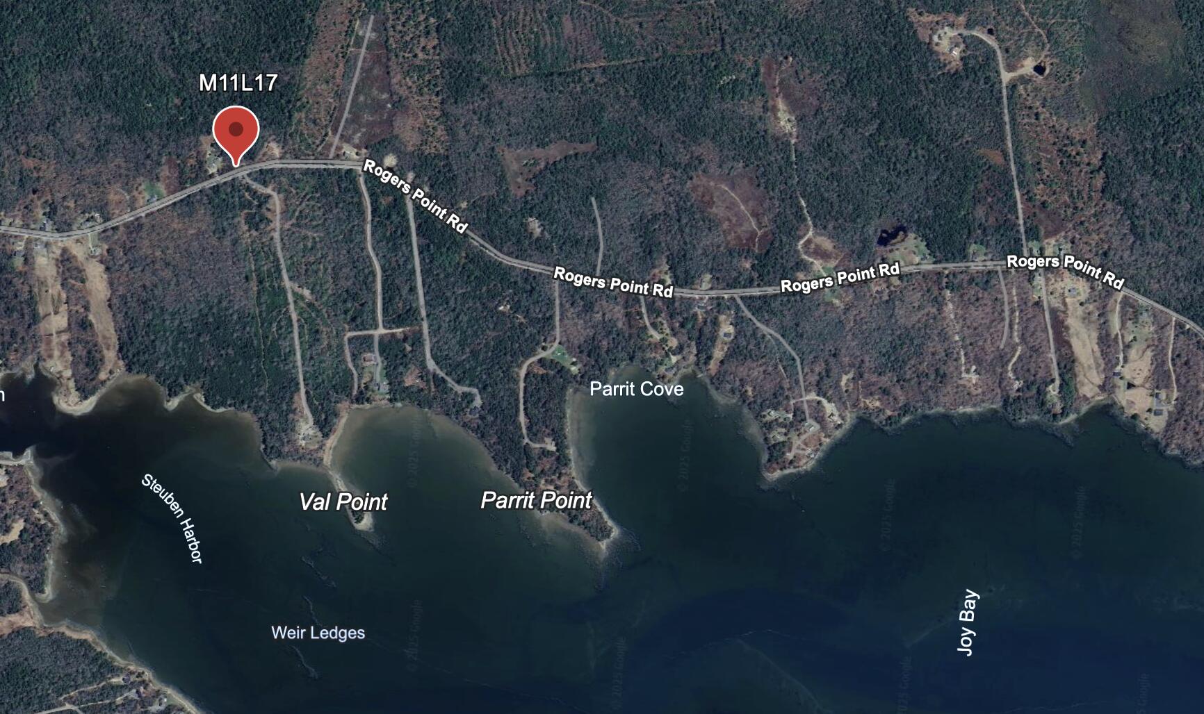 M11-l17&17c Rogers Point Road Steuben, ME 04680 - Photo 8 of 8 Google Earth Photo
