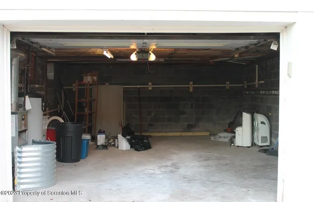 a view of water heater room
